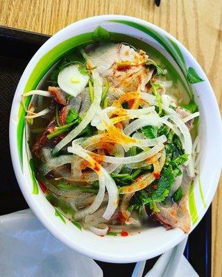 Pho with pork