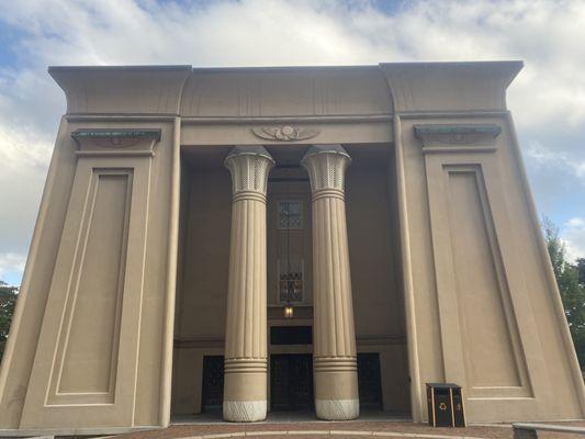 Historic Neo Egyptian Building Belonging to VCU Medical School.