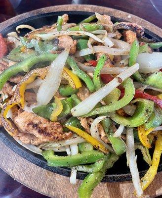 Chicken fajitas