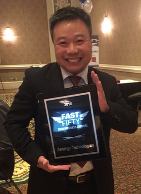 Zenergy Technologies awarded as one of the Triad's 50 fastest-growing private companies in 2016.