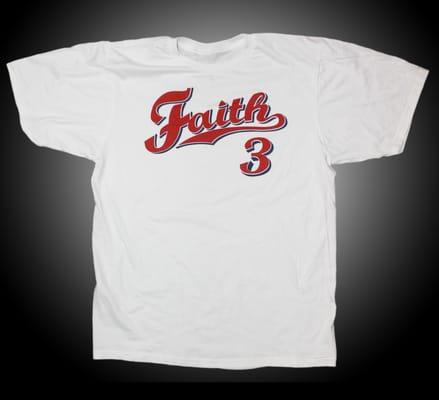 Faith Ent 2 Color plastisol print