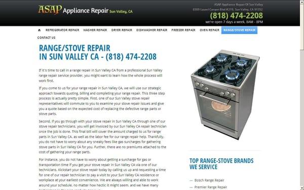 Appliance Repair Professionals are Just a Call Away http://www.appliancerepair-sunvalleyca.com