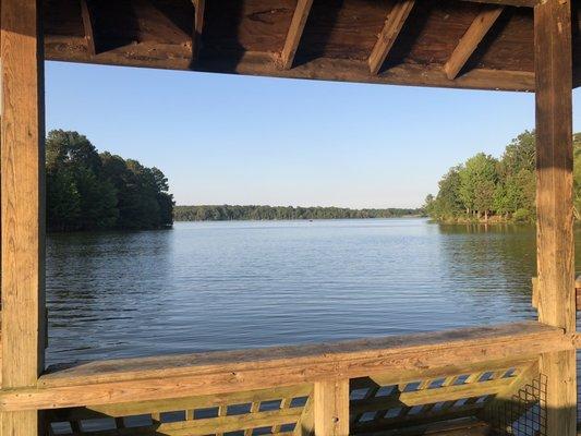 Lake view from fishing dock