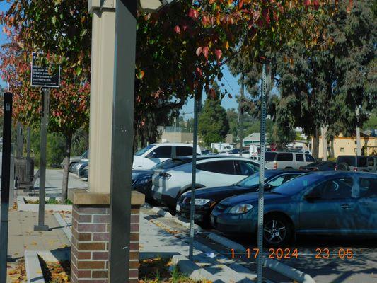 The many cameras that watch the station and the comings and goings. Medical center near by for those looking for the building.