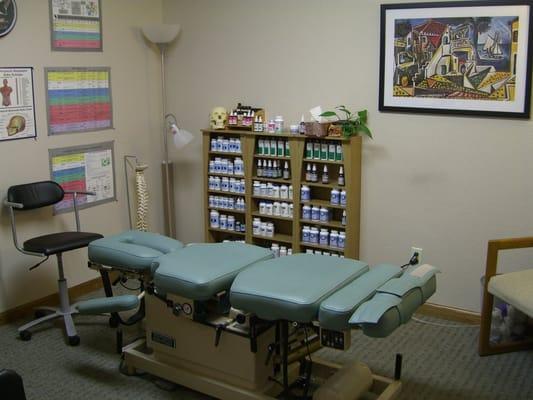 Relaxing treatment rooms