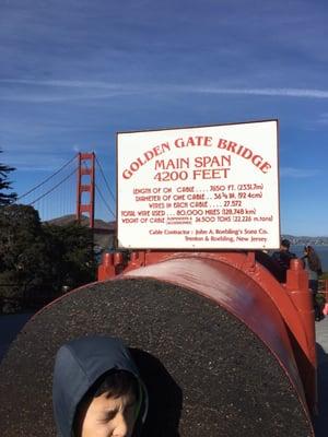 Made cabling for the Golden Gate Bridge