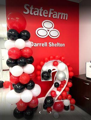 The Darrell Shelton- State Farm Insurance Agency two year anniversary!!