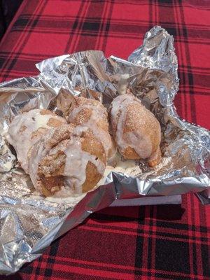 Deep fried cinnamon rolls!