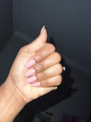 Fresh nails.