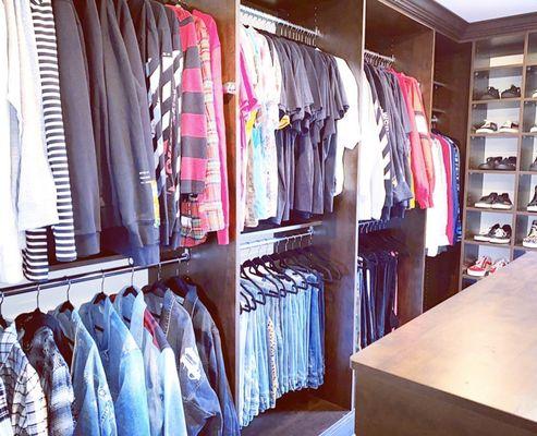 Closet after- visit @spifforganizing on Instagram for before photos.