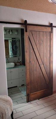 custom barn door.