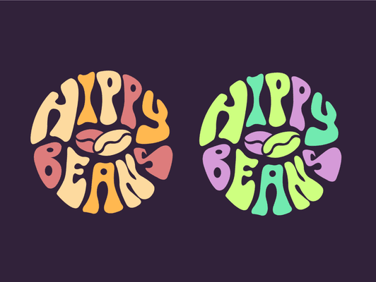 Hippie, hippy logo