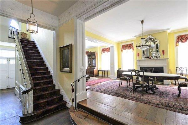 Dining room and stairs to second floor