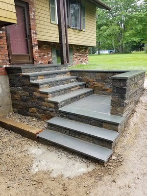 Stone & Bluestone Step - After