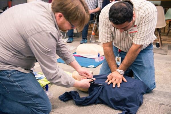 Onsite CPR training