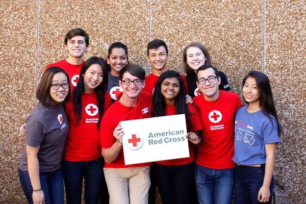 Youth and young adult volunteers are welcome at the Red Cross.  They can start volunteering at the age of 13.