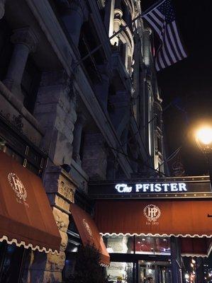 Pfister Hotel where the ghost of Charles Pfister lingers along with some less pleasant ghosts who have scared away visiting baseball clubs.