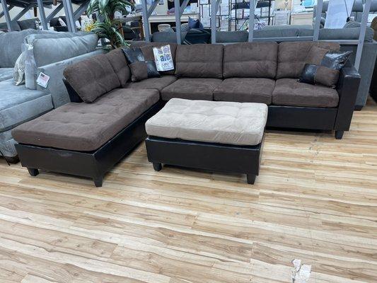 Sectional, Got 5 in stock.  ONLY $499