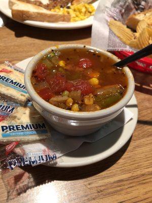 Vegetable Soup...with Beef.