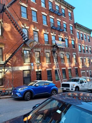 Fire Escape in Boston, MA #fireescape #fireescapeservices #fireescapes