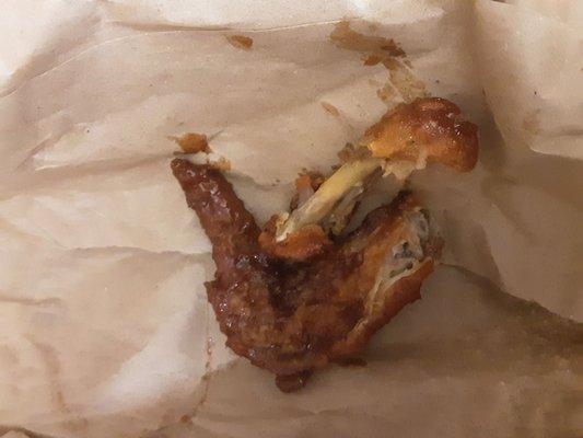 One of the chicken  I ordered that are horrible