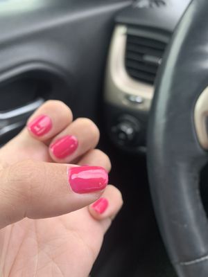 Bumpy nail polish