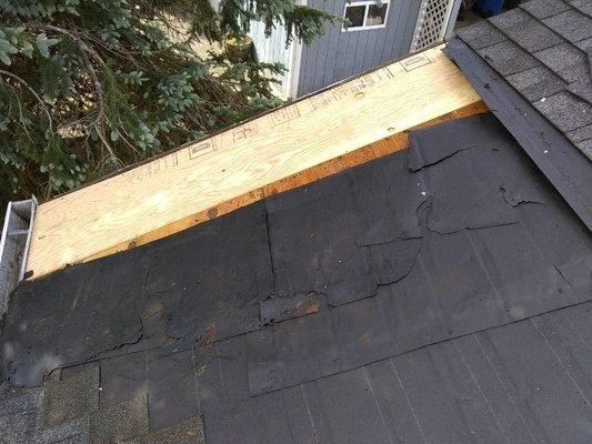 Roof repair.