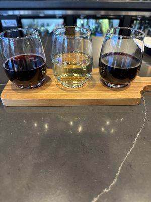 Created my own wine flight!