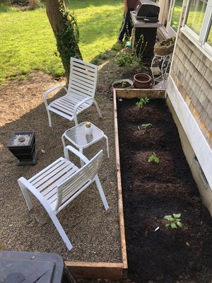 Getting the garden ready to grow some delicious food!