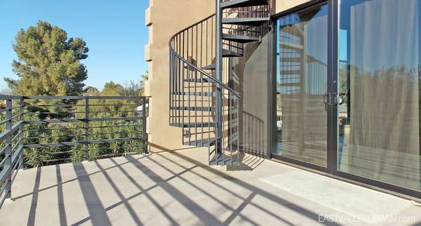 Balcony at Mitchell Lofts in Phoenix, AZ
 http://eastvalleyurban.com/phoenix/mitchell-lofts/