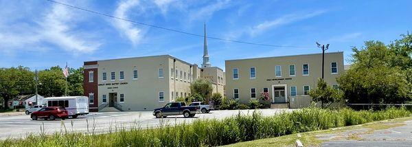 a huge church campus