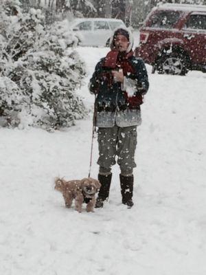 Our First Snow together in NY!