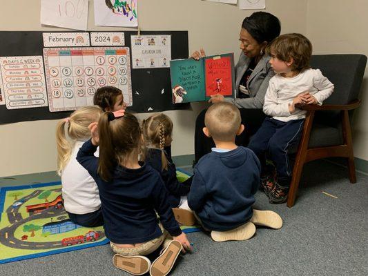 PreK story time!