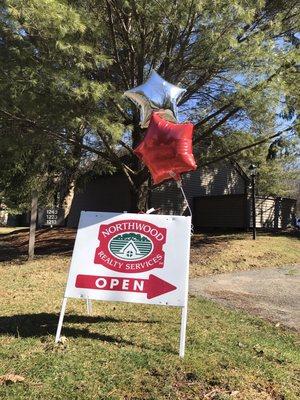 Open House Sign