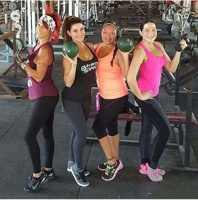 A few of our ladies in our fitness program.