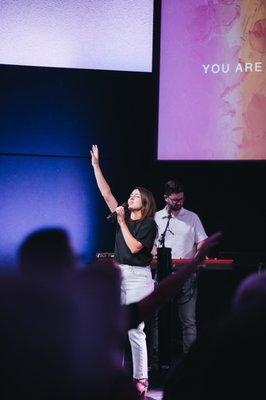 Our Sunday experiences at 9:00, 11:00 and 5:00pm include powerful worship!