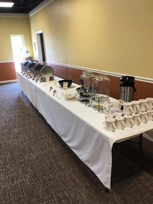 Upper Room Catering Options Available!