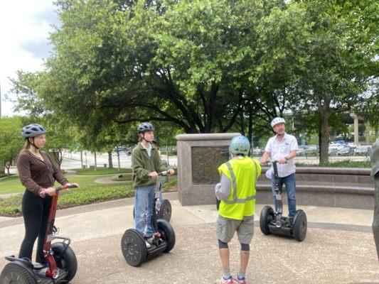 Segway tour of Buffalo Bayou