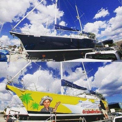 The Cruise brothers Boat Wrap