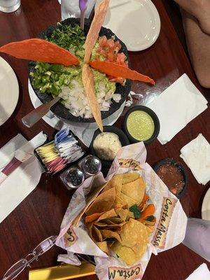 Guacamole Molcajete n Chips