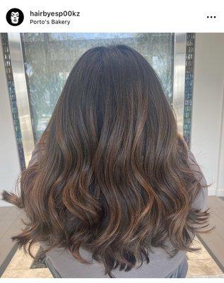 Balayage and hair cut!! Brought my hair back to live (1st time i booked with her)