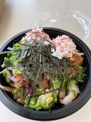 Build your own regular poke bowl