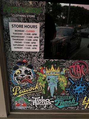 Store hours