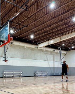 New gymnasium floor