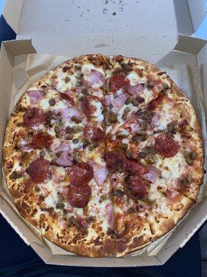 Large Pizza - 7 Meat