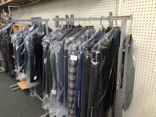 We also carry suits and sport coats in all sizes and styles