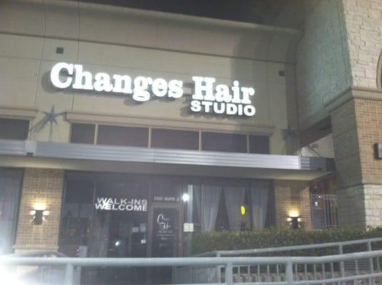 Front of Changes Hair Studio