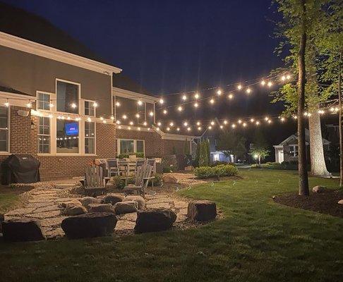 Bistro Lights, Patio String Lights, Back Yard Lights, Outdoor Lights