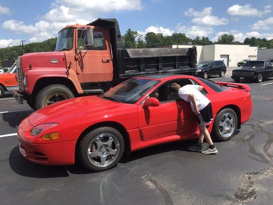 Always something interesting to see while waiting for your oil change!