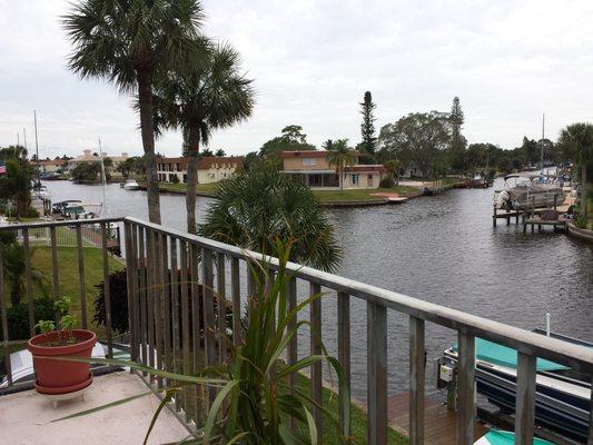 View from my customers Condo in Cape Coral, FL